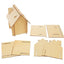 Bouwpakket huisje hout 6 stuks