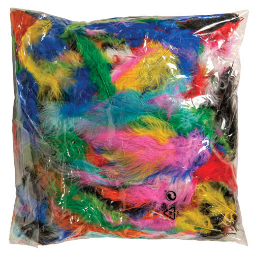 Veertjes regenboog assorti 100 gram