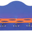 Plank voor bekers en accessoires - blauw