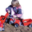 Shovel met aanhanger
