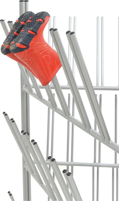 Metalen standaard voor laarzen