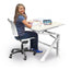 Verstelbare tafel wit