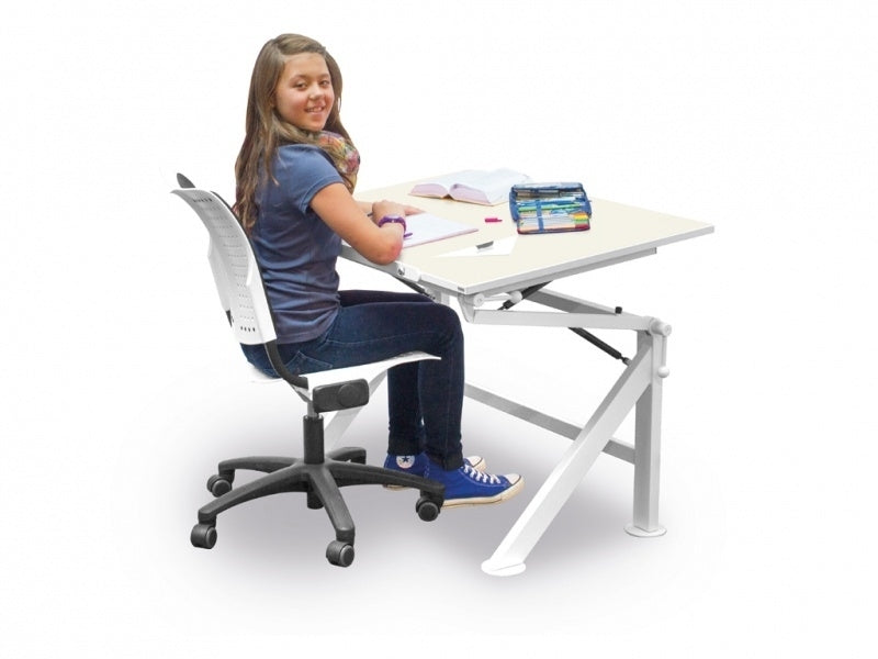 Verstelbare tafel wit