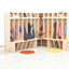 Mariposa garderobe - hoekmodel, laag - vlamvertragend