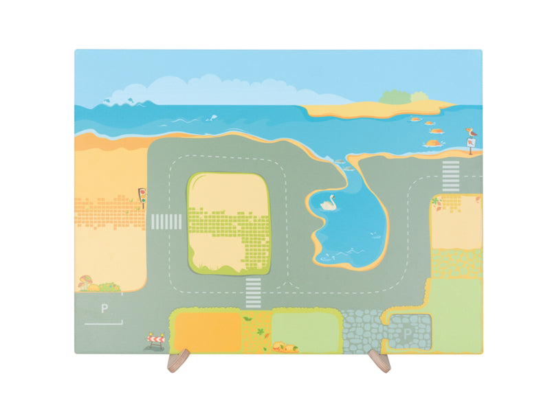 Mega magneetbord de stad