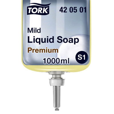 6x Handzeep Tork S1 420701 extra mild ongeparfumeerd 1000ml