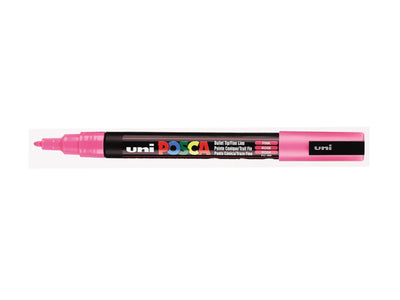 Verfstift Posca fijne punt 0.9 - 1.3 mm. lichtroze