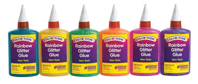 Glitterlijm 118 ml. in 6 kleuren -assorti