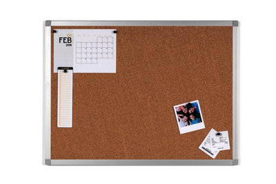 Prikbord Quantore 45x30cm kurk