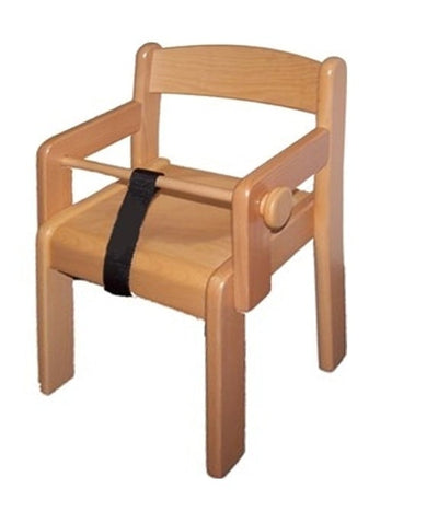 Stoel met armleuningen en afneembare tussenstang 22cm