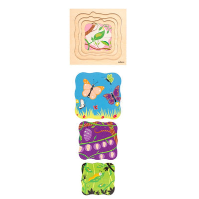 Puzzel De Vlinder (Groeipuzzel )