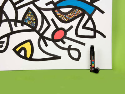 Verfstift Posca fijne punt 0.9 - 1.3 mm. lavendel