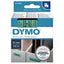 Labeltape Dymo 45019 D1 720590 12mmx7m zwart op groen
