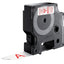 Labeltape Dymo 45805 D1 720850 19mmx7m rood op wit