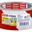 Waarschuwingstape Tesa 58134 rood/wit