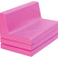 Vouwbare bank afm. 48 x 80 x 49 cm - Roze