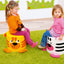 Foam dieren poef 30x35cm - Tijger