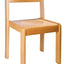 Houten stapelstoel