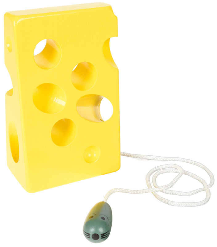 Rijgspel - kaas met muis