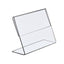 Kaarthouder OPUS 2 L-standaard 90x60mm liggend acryl