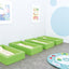 Foam bed 140x75x25cm - Lichtgroen