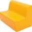 Hoge zitbank 85cm zithoogte 34cm - Oranje