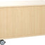 Quadro - S kast met 1 plank op wielen of plint
