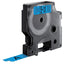 Labeltape Dymo 45016 D1 720560 12mmx7m zwart op blauw