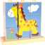 Verticale puzzel - wilde dieren