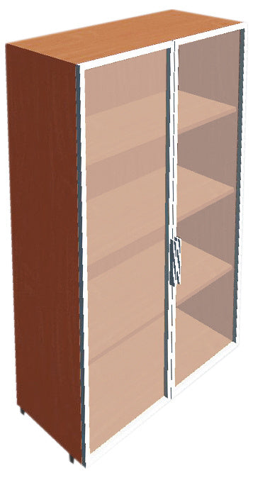 Bien vitrine kast hoog 145 cm.