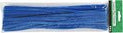 Chenilledraad 50cm donker blauw 6mm 100 stuks
