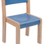 Houten stapelstoel kleur
