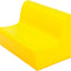 Lage zitbank 65cm zithoogte 20cm - Geel