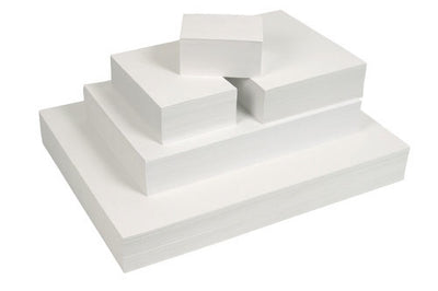 Set tekenpapier 2500 vel 120 grams div maten - wit