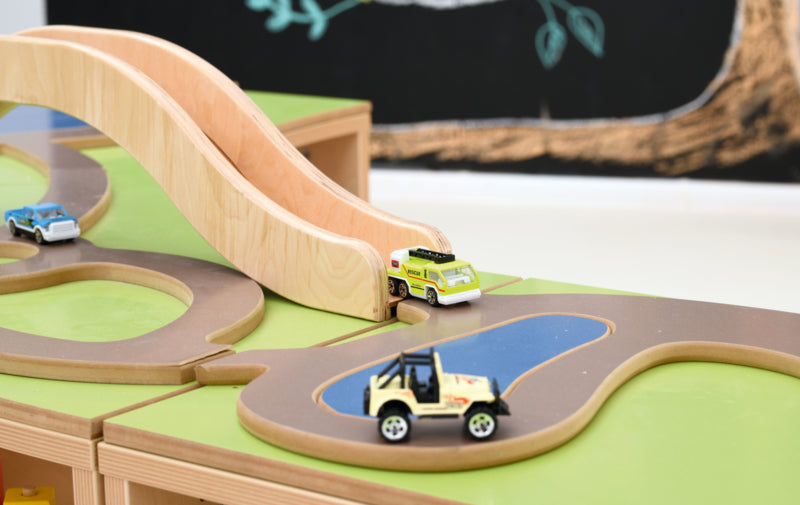 Flexi set 101  - kasten met autobaan