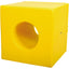 Foam kubus met gat 60x60cm - Geel