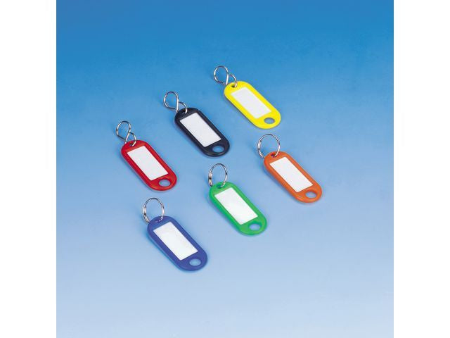 WEDO Sleutelhanger Met S-Ring, 2-Gaats, Assorti, pak 100 stuks