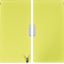 Quadro - medium deuren met slot, 1 paar - 12 kleuren