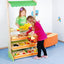 Marktkraam met kisten 71x33x140cm