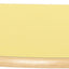 Halfrond Flexi tafelblad 120x60cm geel los