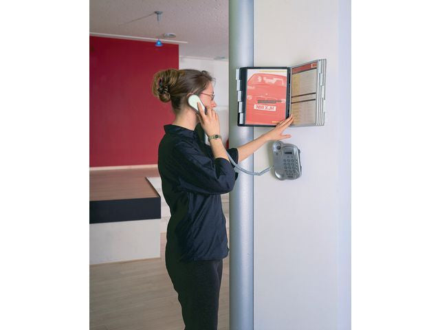 Durable Zichtpaneel wandhouder SherpaÂ® Display Inclusief 10 zichtpanelen