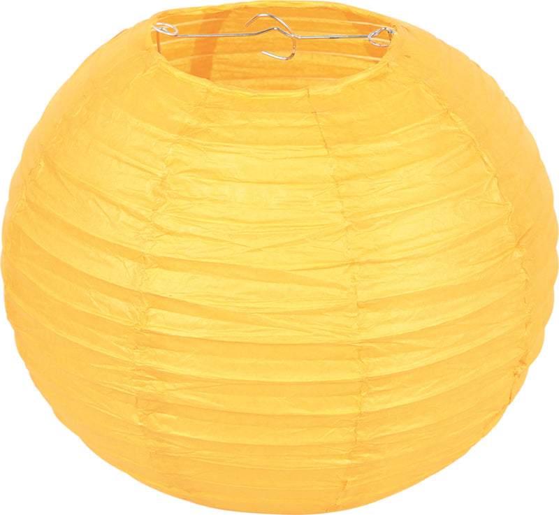 Papieren lampion - geel