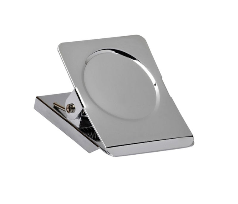 12x Papierklem magnetisch vierkant 40mm capaciteit 25mm