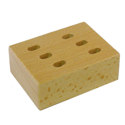 Scharenblok hout voor 6 scharen