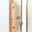 Klaptafel Flexi - geel 46-64cm