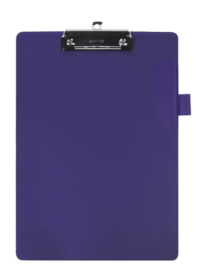 Klembord Quantore A4 blauw met 100mm klem + penlus