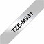 Labeltape Brother P-touch TZE-M931 12mm zwart op metalic