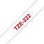 Labeltape Brother P-touch TZE-222 9mm rood op wit