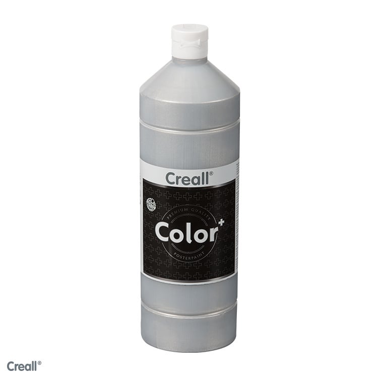 Creall-color schoolverf 1000cc zilver