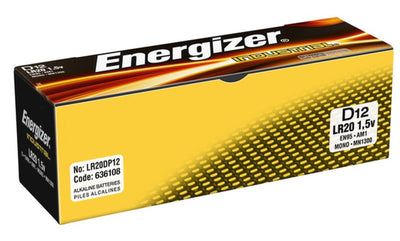Batterij Industrial D alkaline doos Ã 12 stuks